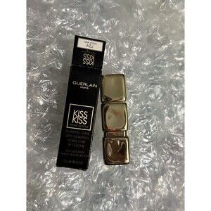 Guerlain Paris Kiss Kiss Plumping Shine Lip Color, #729 Daisy Red-0.11 oz NIB